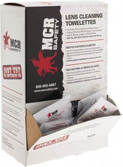 MCR Safety - Lens Cleaning Towelettes & Tissues Cleaner Type: Non-Silicone Number of Towelettes/Tissues: 100 - Industrial Tool & Supply
