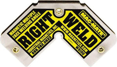 Mag-Mate - 4-3/4" Wide x 9/16" Deep x 2-3/4" High Ceramic Magnetic Welding & Fabrication Square - 40 Lb Average Pull Force - Industrial Tool & Supply