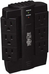 Tripp-Lite - 6 Outlets, 120 VAC15 Amps, Power Outlet Strip - Floor, Keyhole Mount, 5-15 NEMA Configuration, 2-1/4" Strip - Industrial Tool & Supply