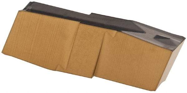 Iscar - 300000GIP Grade IC830, 3mm Cutting Width Carbide Grooving Insert - 13mm Max Depth of Cut, Neutral, TiAlN Finish - Industrial Tool & Supply