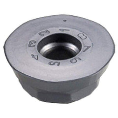 Iscar - OFMW0706 FF Grade IC910 Carbide Milling Insert - AlTiN Finish, 0.315" Thick, 0.803" Inscribed Circle - Industrial Tool & Supply