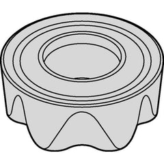 Kennametal - RCGT2006M0 GF Grade KCSM30 Carbide Milling Insert - TiAlN Finish, 1/4" Thick, 20mm Inscribed Circle - Industrial Tool & Supply