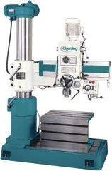 Clausing - 29-1/2" Swing, Geared Head Radial Arm Drill Press - 6 Speed, 2 hp, Three Phase - Industrial Tool & Supply