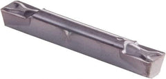 Kennametal - 0305G GMN Grade KCU10, 3.05mm Cutting Width Carbide Grooving Insert - 3.51mm Max Depth of Cut, Neutral, 0.41mm Corner Radius, AlTiN Finish - Industrial Tool & Supply