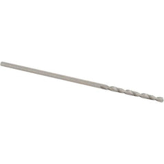 Walter-Titex - 0.98mm 118° High Speed Steel Jobber Drill - Bright Finish, Right Hand Cut, Spiral Flute, Straight Shank, 34mm OAL, N Point - Industrial Tool & Supply