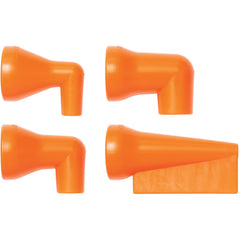 1/2″ 90 Degree Nozzle Kit 4 Piece - Coolant Hose System Component - Industrial Tool & Supply