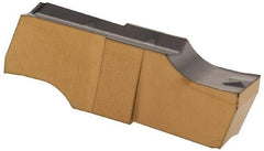 Iscar - 270010GIPI Grade IC808, 2.7mm Cutting Width Carbide Grooving Insert - Neutral, 0.1mm Corner Radius, TiAlN Finish - Industrial Tool & Supply