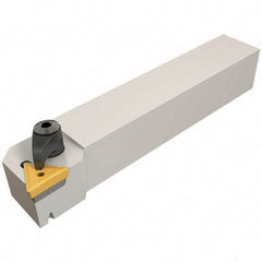 Iscar - CTGP, Right Hand Cut, 25mm Shank Height x 25mm Shank Width, Neutral Rake Indexable Turning Toolholder - 150mm OAL, TP.. Insert Compatibility, Series Isoturn - Industrial Tool & Supply