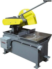 Kalamazoo - 20" Blade Diam, 1" Arbor Hole, Straight Chop & Cutoff Saw - 2,500 RPM, 15 hp, 220/440 Volts, 3 Phase - Industrial Tool & Supply