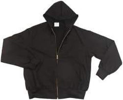 PRO-SAFE - Size M General Purpose Jacket - Black, Cotton, Zipper Closure - Industrial Tool & Supply