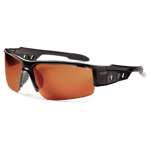 DAGR Copper Lens Black Safety Glasses - Industrial Tool & Supply
