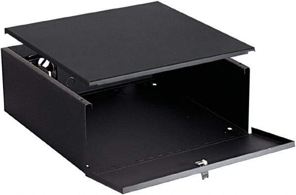 Video Mount - Security Camera DVR Lock Box - Black - Industrial Tool & Supply