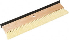 SEYMOUR-MIDWEST - Polypropylene Surface Preparation Coating Brush - 5" Wide, Wood Block, Tapered or Threaded Handle - Industrial Tool & Supply