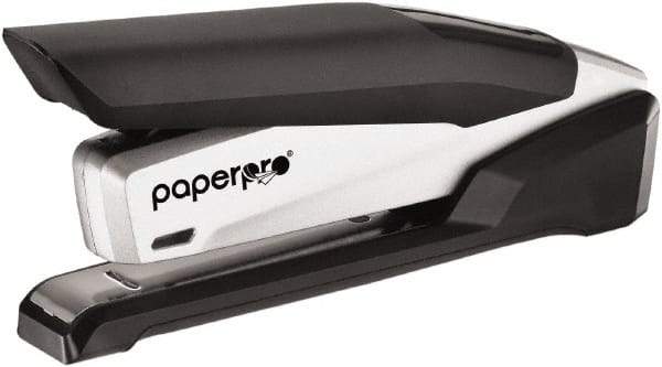PaperPro - 28 Sheet Full Strip Desktop Stapler - Black/Silver - Industrial Tool & Supply