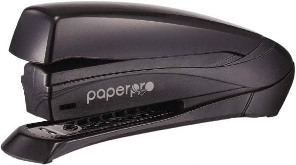 PaperPro - 20 Sheet Half Strip Stapler - Black - Industrial Tool & Supply