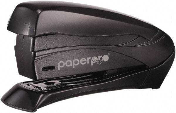PaperPro - 15 Sheet Full Strip Desktop Stapler - Black - Industrial Tool & Supply