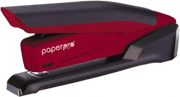 PaperPro - 20 Sheet Full Strip Desktop Stapler - Red - Industrial Tool & Supply