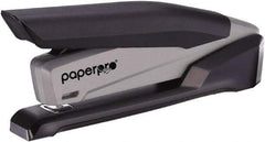 PaperPro - 20 Sheet Half Strip Stapler - Black/Gray - Industrial Tool & Supply