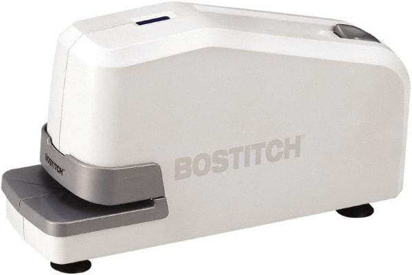 Stanley Bostitch - 25 Sheet Flat-Clinch Electric Stapler - White - Industrial Tool & Supply