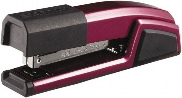 Stanley Bostitch - 25 Sheet Full Strip Desktop Stapler - Magenta - Industrial Tool & Supply