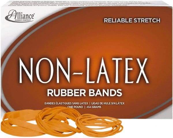 Alliance - 4" Circumference, 1/4" Wide, Light-Duty Band Rubber Band Strapping - 380 Pieces - Industrial Tool & Supply