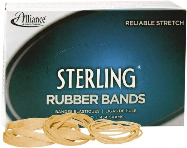 Alliance - 3" Circumference, 1/4" Wide, Ergonomic Rubber Band Strapping - 600 Pieces - Industrial Tool & Supply