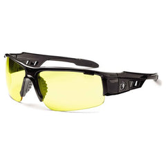 DAGR Yellow Lens Black Safety Glasses - Industrial Tool & Supply