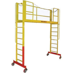 TRI-ARC - Rolling & Wall Mounted Ladders & Platforms Type: Double Entry Work Platform Style: Adjustable Height - Industrial Tool & Supply