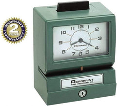 Acroprint Time Recorder - Time Clocks & Time Recorders Punch Style: Manual Power Source: AC Adapter - Industrial Tool & Supply