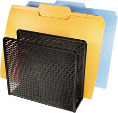 Artistic - Black Desk Top Organizer - Mesh Metal - Industrial Tool & Supply