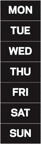 MasterVision - 2" Long x 1" Wide x 1/8" Thick Flexible Magnetic Strip - 147.47 Lb Max Pull Force, Adhesive Back, Black - Industrial Tool & Supply