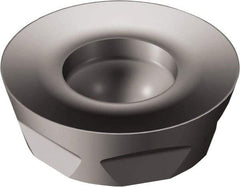 Sandvik Coromant - R3001340 KH Grade 3040 Carbide Milling Insert - TiCN/Al2O3 Finish, 5/32" Thick, 1/2" Inscribed Circle, 1/4" Corner Radius - Industrial Tool & Supply