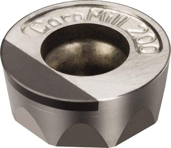Sandvik Coromant - RCHT1204M0 PO Grade CB50 CBN Milling Insert - Uncoated, 3/16" Thick, 12mm Inscribed Circle, 6mm Corner Radius - Industrial Tool & Supply