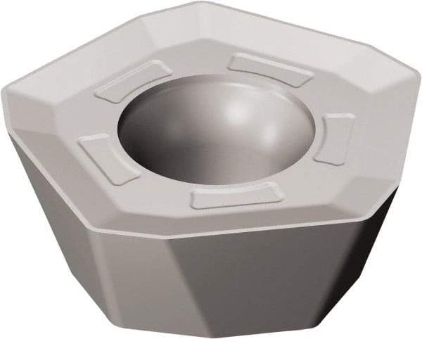 Sandvik Coromant - 419R1405 PM Grade 1040 Carbide Milling Insert - TiAlN2 Finish, 5.56mm Thick, 14mm Inscribed Circle, 0.8mm Corner Radius - Industrial Tool & Supply