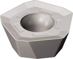 Sandvik Coromant - 419R1405 PM Grade 1040 Carbide Milling Insert - TiAlN2 Finish, 5.56mm Thick, 14mm Inscribed Circle, 0.8mm Corner Radius - Industrial Tool & Supply