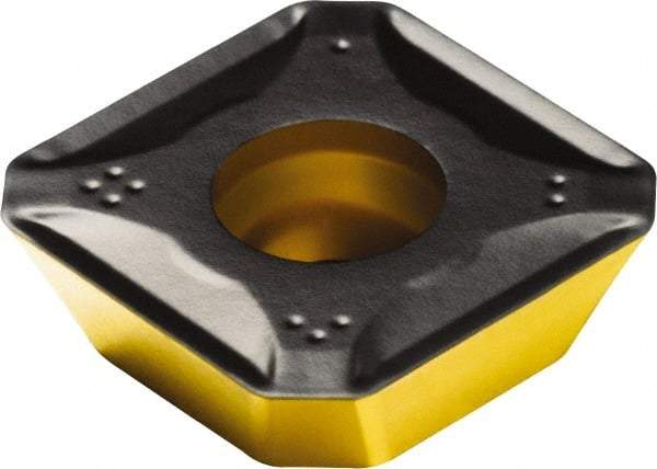 Sandvik Coromant - R24512T3 PL Grade 4220 Carbide Milling Insert - TiCN/Al2O3/TiN Finish, 5/32" Thick, 13.4mm Inscribed Circle, 1.5mm Corner Radius - Industrial Tool & Supply