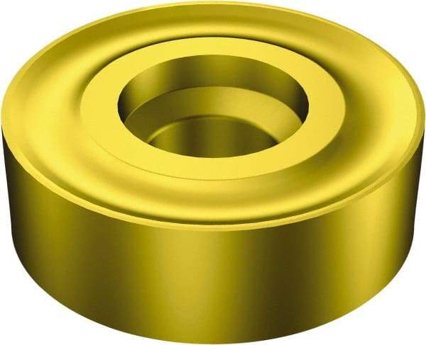 Sandvik Coromant - RNMX5018 MR Grade 2135 Carbide Turning Insert - TiCN/AI2O3/TiN Finish, Round, 2" Inscr Circle, 18mm Thick - Industrial Tool & Supply