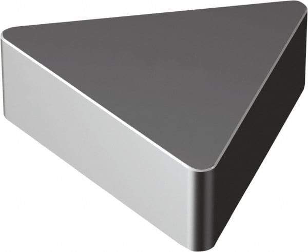 Sandvik Coromant - TNGA432 Grade 650 Ceramic Turning Insert - TiN Finish, 60° Triangle, 1/2" Inscr Circle, 3/16" Thick, 1/32" Corner Radius - Industrial Tool & Supply