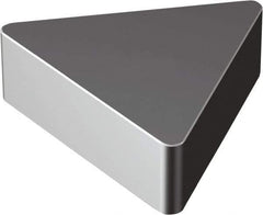 Sandvik Coromant - TNGA432 Grade 650 Ceramic Turning Insert - TiN Finish, 60° Triangle, 1/2" Inscr Circle, 3/16" Thick, 1/32" Corner Radius - Industrial Tool & Supply