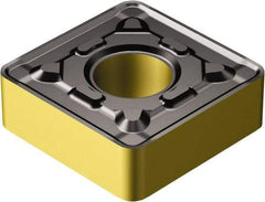 Sandvik Coromant - SNMG646 MRR Grade 2220 Carbide Turning Insert - TiCN/AI2O3/TiN Finish, 90° Square, 3/4" Inscr Circle, 1/4" Thick, 3/32" Corner Radius - Industrial Tool & Supply