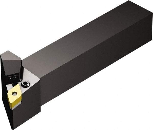 Sandvik Coromant - PDJNR/L..HP, Right Hand Cut, -3° Lead Angle, 32mm Shank Height x 32mm Shank Width, Negative Rake Indexable Turning Toolholder - 170mm OAL, DNMG 15 06 08, DNMG 442 Insert Compatibility, Series T-Max P - Industrial Tool & Supply