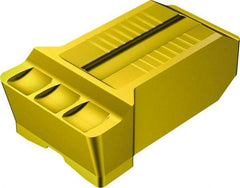 Sandvik Coromant - RN123 GR Grade 2135, 15mm Cutting Width Carbide Grooving Insert - Neutral, 1.2mm Corner Radius, TiCN/Al2O3/TiN Finish - Industrial Tool & Supply