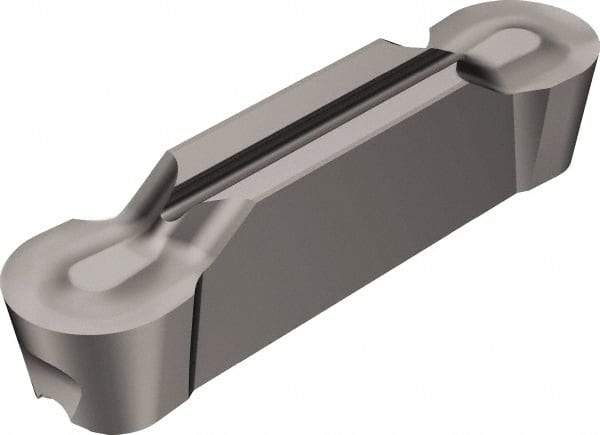 Sandvik Coromant - J2N123x2 AM 6mm Cutting Width Carbide Grooving Insert - 22.2mm Max Depth of Cut, Neutral, 3mm Corner Radius, Uncoated - Industrial Tool & Supply