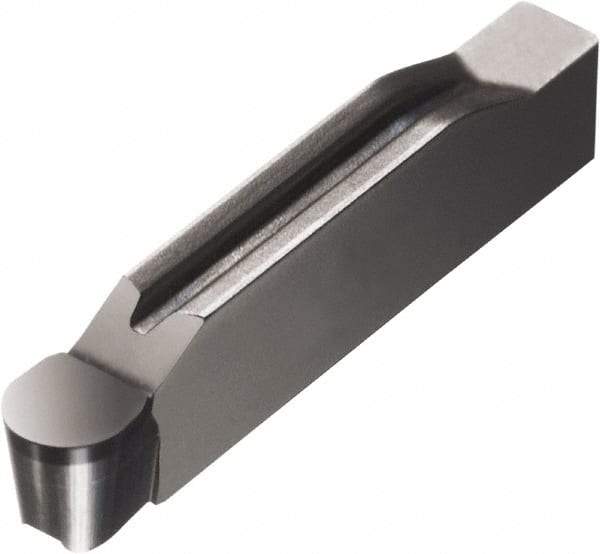 Sandvik Coromant - 0800N123 Grade 7015, 8mm Cutting Width CBN Grooving Insert - 0.85mm Max Depth of Cut, Neutral, 4mm Corner Radius, TiN Finish - Industrial Tool & Supply