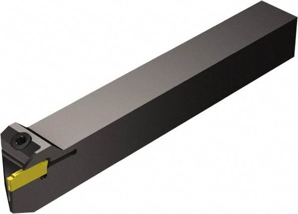 Sandvik Coromant - R/LF123..B-S, Internal or External, Left Hand, 10mm Max Depth of Cut, Indexable Grooving Tool Holder - N123E2-0200-0002-CM Insert Compatibility, 10mm Shank Height, 10mm Shank Width, 125mm OAL - Industrial Tool & Supply