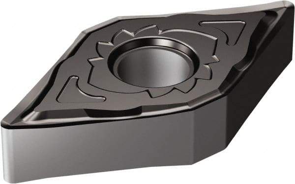Sandvik Coromant - DNGG431 SGF Grade 1105 Carbide Turning Insert - TiAlN Finish, 55° Diamond, 1/2" Inscr Circle, 3/16" Thick, 1/64" Corner Radius - Industrial Tool & Supply