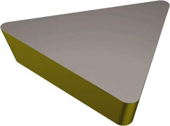 Sandvik Coromant - TPU221 PUN Grade 3225 Carbide Turning Insert - TiCN/Al2O3 Finish, 60° Triangle, 1/4" Inscr Circle, 1/8" Thick, 1/64" Corner Radius - Industrial Tool & Supply