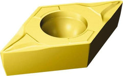 Sandvik Coromant - DCMT21.51 KF Grade 3005 Carbide Turning Insert - TiCN/Al2O3/TiN Finish, 55° Diamond, 1/4" Inscr Circle, 3/32" Thick, 1/64" Corner Radius - Industrial Tool & Supply