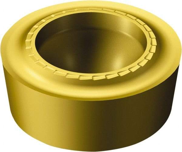 Sandvik Coromant - RCMT43 SM Grade S05F Carbide Turning Insert - TiCN/AI2O3/TiN Finish, Round, 1/2" Inscr Circle, 3/16" Thick - Industrial Tool & Supply