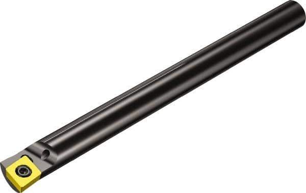 Sandvik Coromant - 23.6mm Min Bore Diam, 10" OAL, 3/4" Shank Diam, A-SCLC Indexable Boring Bar - CCMT 32.52 Insert, Screw Clamping Holding Method - Industrial Tool & Supply
